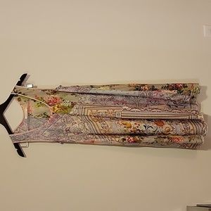 Johnny Was Silk Floral Dress size S